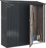 vidaXL Zahradní přístřešky antracit 203,5 x 73 x 200 cm Náhled obrázku produktu 3