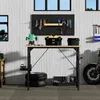 Pracovní stůl MODFU s perforovanou deskou, výškově Náhled obrázku produktu 2