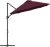 vidaXL Sonnenschirm Bordeauxrot 372 x 198 x 243 cm Produktbild-Vorschau 5