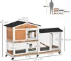 PawHut Clapier bois pour lapins petit enclos animaux villa Voir les images du produit 5