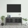 vidaXL TV-Schrank Anthrazit 105x35x50 cm Stahl -  TV-Möbel Produktbild-Vorschau 2