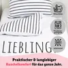 Partner Bettwäsche Set 4-teilig 135x200 80x80 cm Produktbild-Vorschau 4
