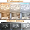 65 cm Deckenventilator mit Licht, Blüten-Design – Produktbild-Vorschau 3