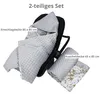 TupTam 2er SET Baby Decken Einschlagdecke 85x85 cm für Produktbild-Vorschau 2