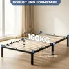 Lit métallique 90 x 200 cm avec sommier à lattes, structure Voir les images du produit 10