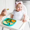 Bblüv Teller Mit Fächern Und Yümi Löffel, Blau Produktbild-Vorschau 5