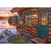 Schmidt Spiele Seehütte mit Fahrrad, Puzzle Darrel Bush Produktbild-Vorschau 2