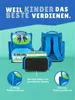 Školní brašna pro chlapce a dívky 1. třídy v modré barvě s Náhled obrázku produktu 5