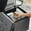 HOMCOM Sitzhocker mit Stauraum Sitzwürfel Hocker mit Produktbild-Vorschau 8