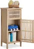Mobile da bagno 2 scomparti 1 cassetto in legno di noce Anteprima dell’immagine prodotto 1