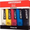 AMSTERDAM Acrylfarben Set Primärfarben 5x120ml Malfarben Produktbild-Vorschau 2
