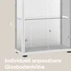 K-Möbel Glasvitrine stehend in Weiss (176x67x33 cm) mit 4 Produktbild-Vorschau 6