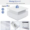 okwish Table basse carrée laquée LED 70×70×41 cm avec 2 Voir les images du produit 8