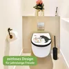 WC Sitz D-Form Schwarz mit Absenkautomatik Motiv Katze Und Produktbild-Vorschau 5