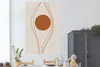 MuchoWow® Poster Linien - Kreis - Braun 120x180 cm - Produktbild-Vorschau 2