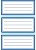Buchetiketten 76x35mm HS blauer Rand VE=6 Blatt Produktbild-Vorschau 9