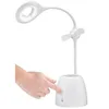Goobay 55495 Lampe de bureau LED Fan + Pen Box, blanc - Voir les images du produit 2