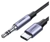 Ugreen 30633 audio cable 1 m 3.5mm USB Type-C Black, Silver Produktbild-Vorschau 3