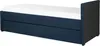 BELIANI Tagesbett Blau Stoff mit Lattenrost 90 x 200 cm Produktbild-Vorschau 9