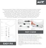 Instructional and marketing material for a toilet seat. Anteprima dell’immagine prodotto