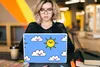 MuchoWow® Laptop Aufkleber Sticker Cover Kawaii - Muster - Produktbild-Vorschau 5