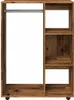 vidaXL Věšák na oblečení vzhled starého dřeva 80x40x110 cm Náhled obrázku produktu 5