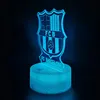 Noční lampička pro děti Logo FC Barcelona 16 LED 3D + Náhled obrázku produktu 4