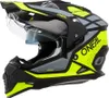 O'NEAL casco peak Sierra R , giallo neon nero grigio Anteprima dell’immagine prodotto 2