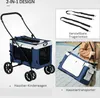 PawHut 2 in 1 passeggino per cani Carrello per cani con Anteprima dell’immagine prodotto 4