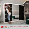 Kleiderschrank, Schiebetürenschrank Schlafzimmer, Schrank Produktbild-Vorschau 5