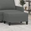 vidaXL Fußhocker Dunkelgrau 70x55x41 cm Stoff Produktbild-Vorschau 2