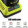 Chargeur rapide de rechange 18V pour batterie RYOBI One+ Voir les images du produit 5