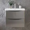 Waschtisch mit Unterschrank 60 cm Smiley Badmöbel Set Produktbild-Vorschau 3