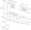 Vicco Küchenzeile R-Line, 300 cm mit Hochschrank, ohne Produktbild-Vorschau 2