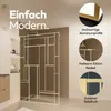 Duschwand gold Marwell Walk In Dusche Gallery 120x195 cm - Produktbild-Vorschau 1