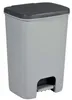 Curver Essentials, 40 l, Obdélníkový, Plast, Šedá, Pedál, Náhled obrázku produktu 15