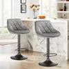 lot de 2 tabourets de bar en velours Tabouret de bistrot Voir les images du produit 2