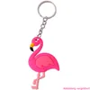 12 Stück Schlüsselanhänger Flamingo Anhänger Pink Deko Produktbild-Vorschau 3