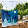 VOID Schneefall Winter Mond Kissenbezug Kissenhülle Produktbild-Vorschau 4