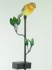 2 x Solar Gartenstecker Vogel grau-gelb-schwarz Produktbild-Vorschau 2