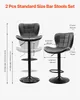 Barhocker-Set, 2er-Set, moderne Barhocker aus Kunstleder in Produktbild-Vorschau 5
