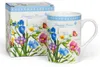 Porzellantasse 320 ml mit Wildblumen und Schmetterling – Produktbild-Vorschau 1