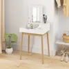 HOMCOM Coiffeuse avec miroir table de maquillage style Voir les images du produit 9