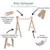 LuMali Baby Gym mit 8 Spielzeugen & Matte , Spielbogen Produktbild-Vorschau 7