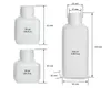 6 Kunststoffflaschen 30, 50, 100 ml aus HDPE, natur, G25 Produktbild-Vorschau 2