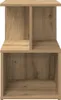 vidaXL Nočný stolík Artisan dub 35x35x55 cm materiál na Náhľad obrázku produktu 6