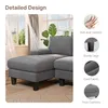 BEALIFE U-förmiges Sofa  271x122x86 cm | 4-Sitzer mit Produktbild-Vorschau 4