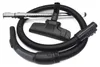 A vacuum cleaner hose, wand, and floor head are arranged on a white background. Anteprima dell’immagine prodotto