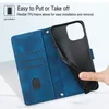Hülle für iPhone 15 Pro Prägung Flip Leder Brieftasche Produktbild-Vorschau 7
