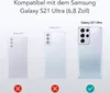 Comparison of Samsung Galaxy phone models and their camera layouts. Produktbild-Vorschau